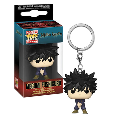 Jujutsu Kaisen Keychains: Satoru Gojo, Yuji Itadori, Megumi Fushiguro, Nobara Kugisaki